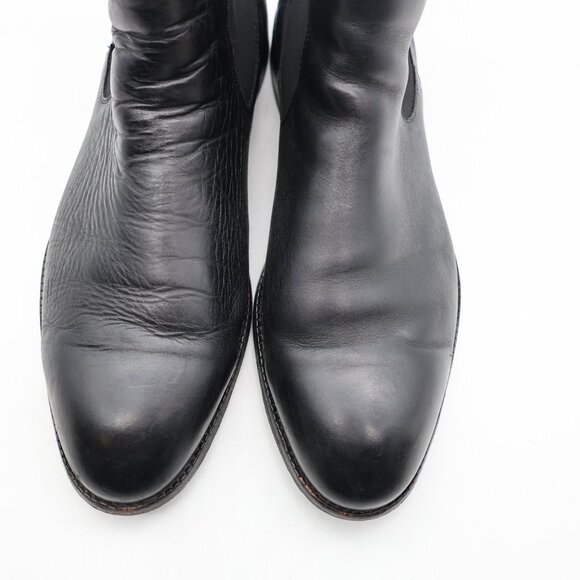 Beckett Simonon Bolton Chelsea Boots Men's 12 Black Leather Dress Shoes Pull On - Picture 11 of 13
